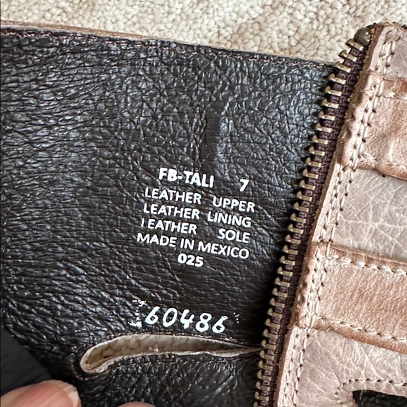 FREEBIRD by Steven Tali Strappy Women's Heeled Boots Booties Taupe Size 7 - Picture 13 of 17